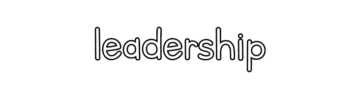 Letters for Learners Outline Bold  Free Fonts Download