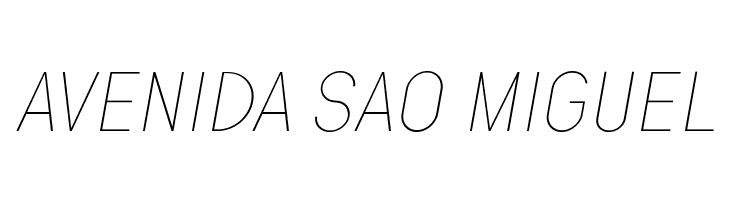 Engula Thin Italic  Free Fonts Download