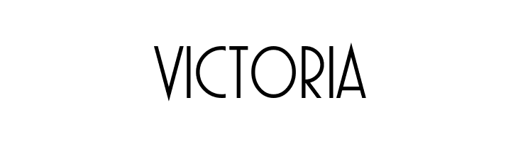 VICTORIA Crescendo Font