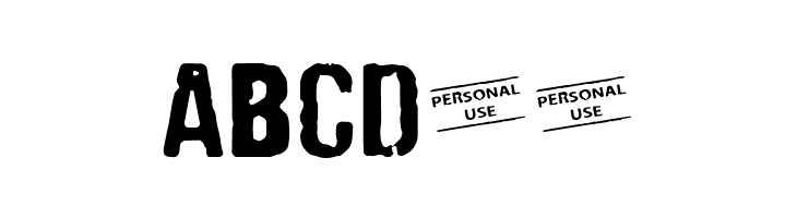 CF Punk Fashion PERSONAL Regular  Free Fonts Download