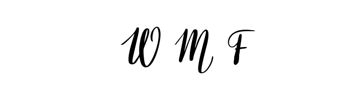 Alyssa Calligraphy Regular  Free Fonts Download