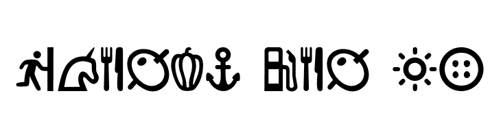 Ancla Alphabet  Free Fonts Download