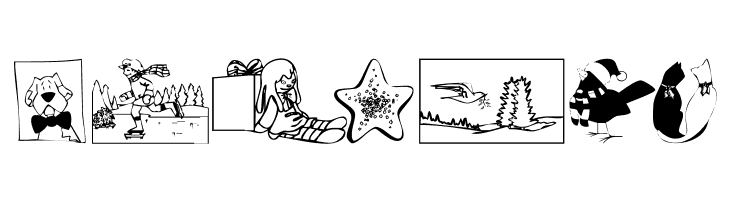 KR Christmas 2002 Dings 5  Free Fonts Download