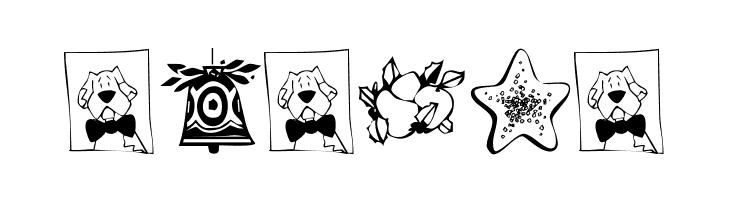 KR Christmas 2002 Dings 5  Free Fonts Download