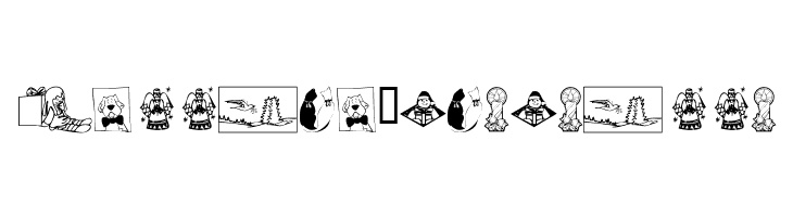 KR Christmas 2002 Dings 5  Free Fonts Download