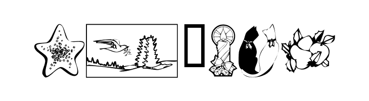 KR Christmas 2002 Dings 5  Free Fonts Download