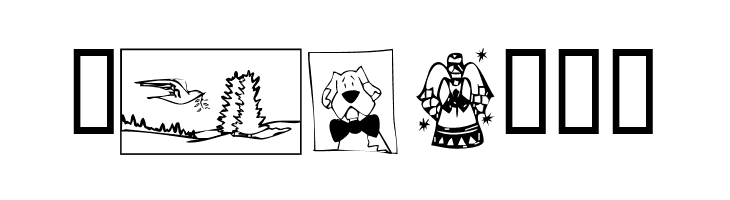 KR Christmas 2002 Dings 5  Free Fonts Download