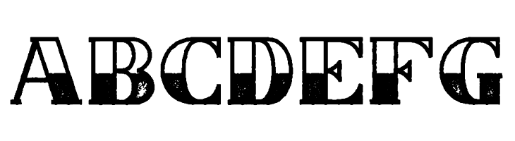 CS Nancy Free Halfblock Rough  Free Fonts Download