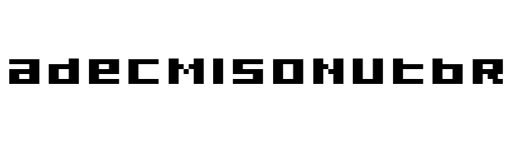 Pixeldust Expanded Bold  Free Fonts Download