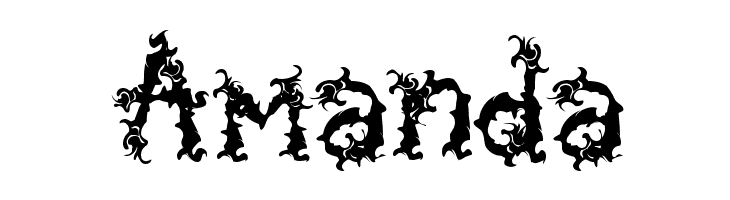 Spooky Flames - Personal Use  Free Fonts Download