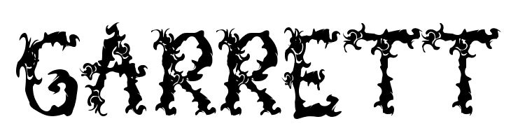 Spooky Flames - Personal Use  Free Fonts Download