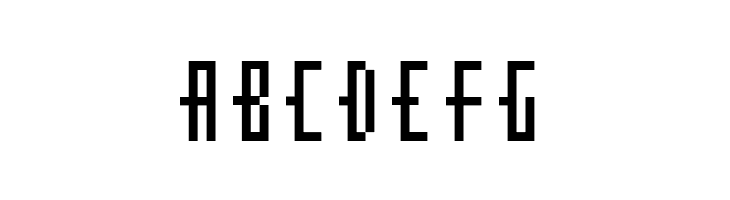 Cubebitmap 12point  Free Fonts Download