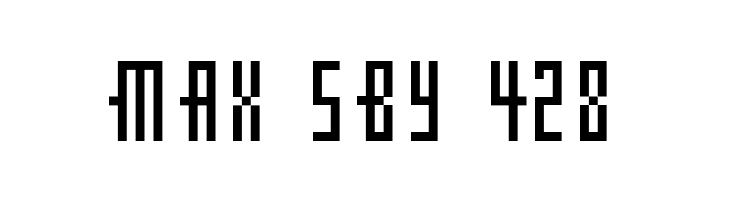 Cubebitmap 12point  Free Fonts Download