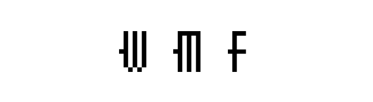 Cubebitmap 12point  Free Fonts Download