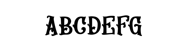 Frighted Regular  Free Fonts Download