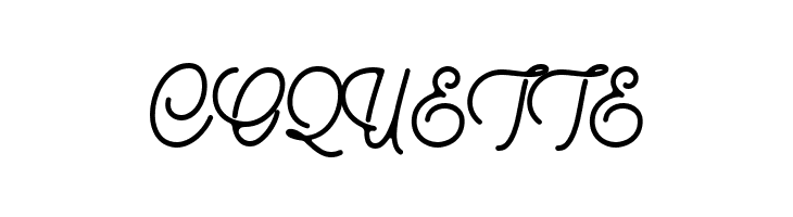 Rampage Monoline Rounded  Free Fonts Download