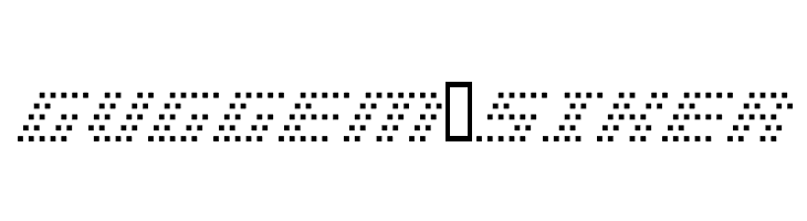 BM pinhole A13  Free Fonts Download