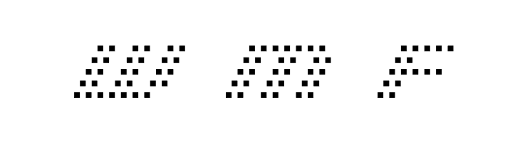 BM pinhole A13  Free Fonts Download