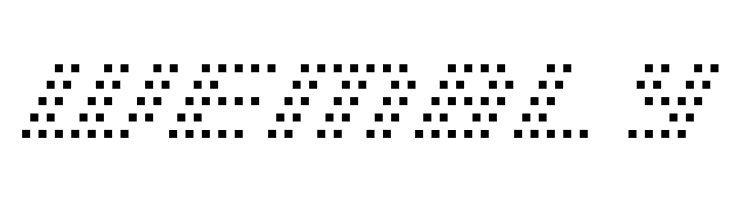 BM pinhole A13  Free Fonts Download