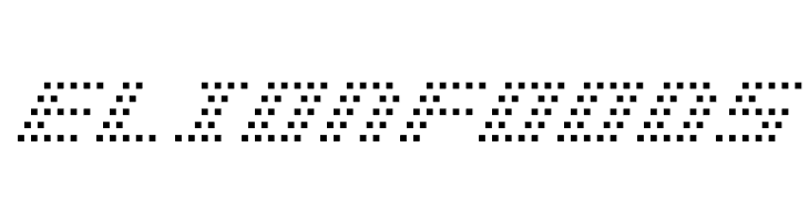 BM pinhole A13  Free Fonts Download