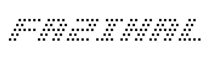 BM pinhole A13  Free Fonts Download