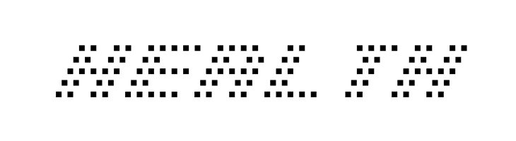 BM pinhole A13  Free Fonts Download