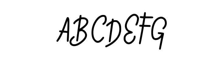 Meiloly-RegularScript  Free Fonts Download