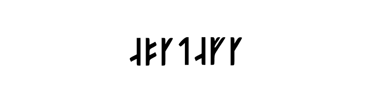 Younger Futhark Short T Regular  Free Fonts Download