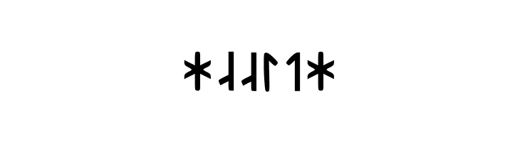 Younger Futhark Short T Regular  Free Fonts Download