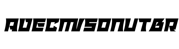 Alien Realities Italic  Free Fonts Download