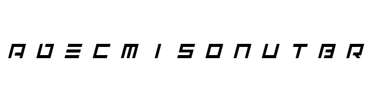 Alien Skyline Italic  Free Fonts Download