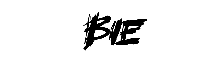 Bad Brush Italic  Free Fonts Download