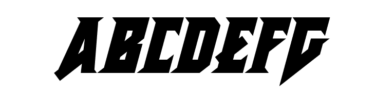 Metal Vengeance Italic  Free Fonts Download