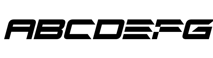 Alien Mine Italic  Free Fonts Download