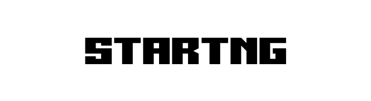 STARTNG Robot Z Font