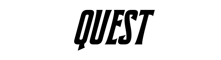 Blackmoon Quest Italic  Free Fonts Download