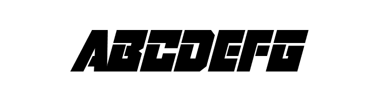 Robot Warriors Italic  Free Fonts Download