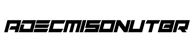 Alien Remix Italic  Free Fonts Download