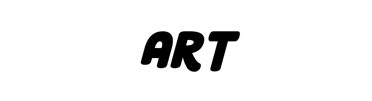 Roundy Rainbows Italic  Free Fonts Download