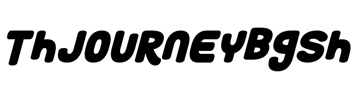Roundy Rainbows Italic  Free Fonts Download