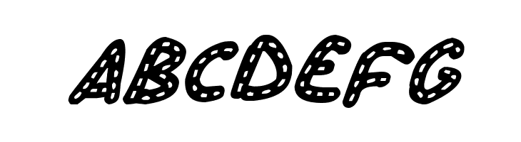 Stitchy Missy Italic  Free Fonts Download