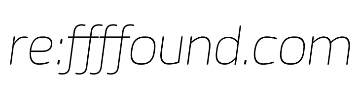 Acephimere Thin Italic  Free Fonts Download