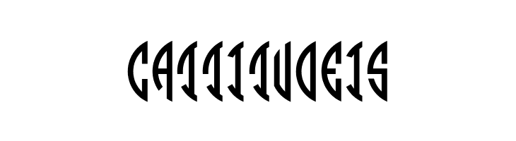 Circle Monogramm Left  Free Fonts Download