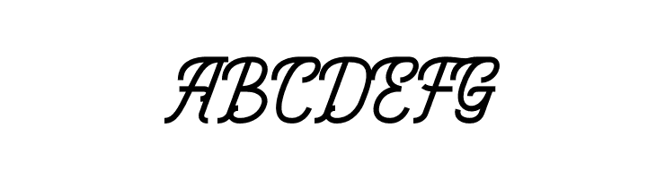 Monoline Fighter Personal Use  Free Fonts Download