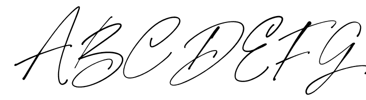 Mabrick Signature Regular  Free Fonts Download