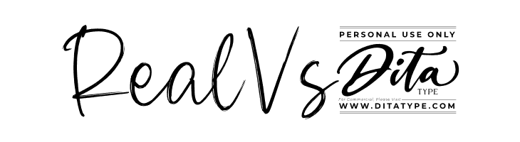 Dittanila Personal Use  Free Fonts Download