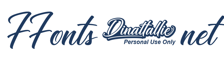 Dinattallie Personal Use Only font — Lorem ipsum body text preview