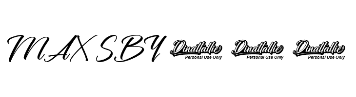 Dinattallie Personal Use Only  Free Fonts Download