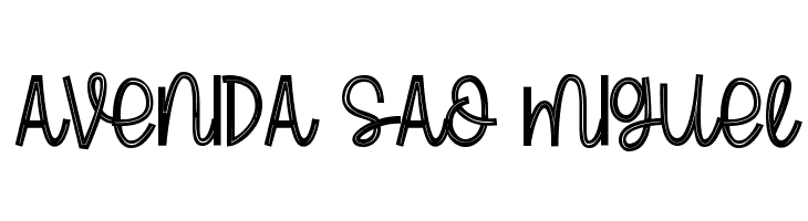 Aloha March line  Free Fonts Download