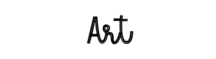 Aloha March line  Free Fonts Download